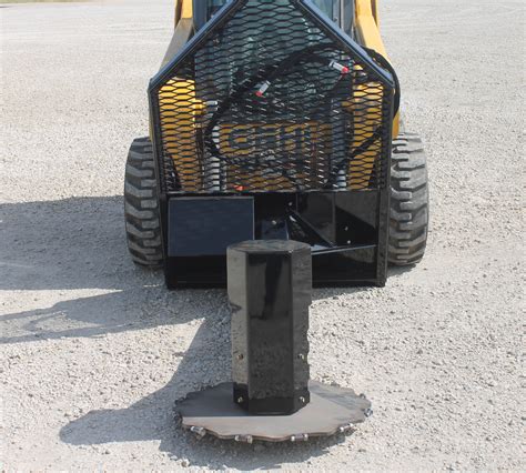 skid steer mounted tree saw|saw attachment for skid steer.